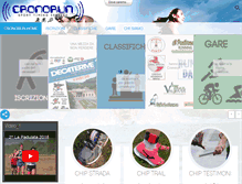 Tablet Screenshot of cronorun.it